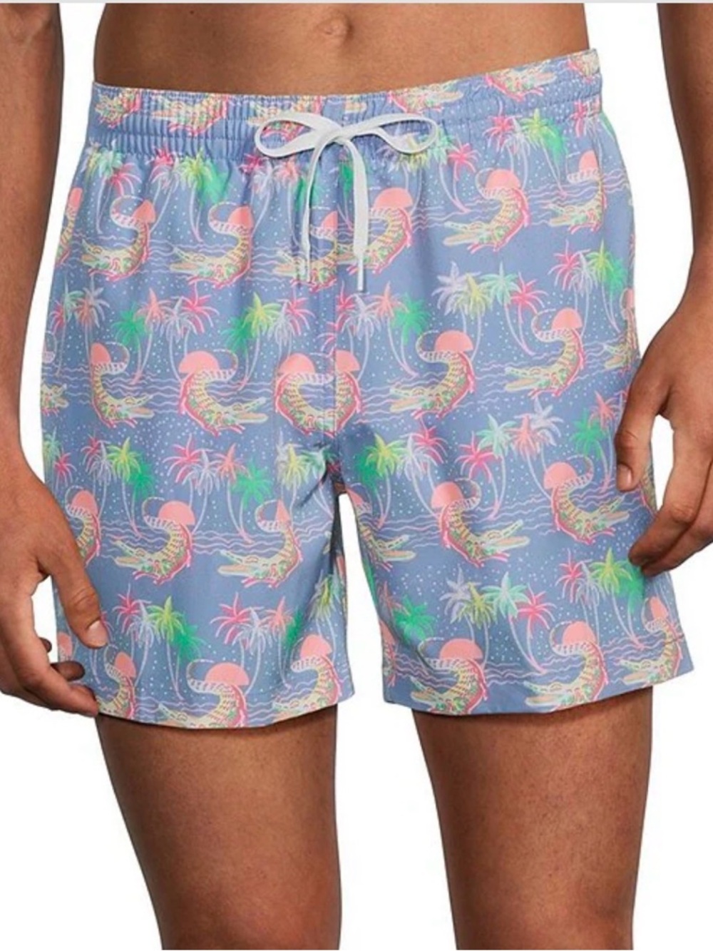 NWOT XL Rock A Croc 5 1/2" Inseam Swim Trunks